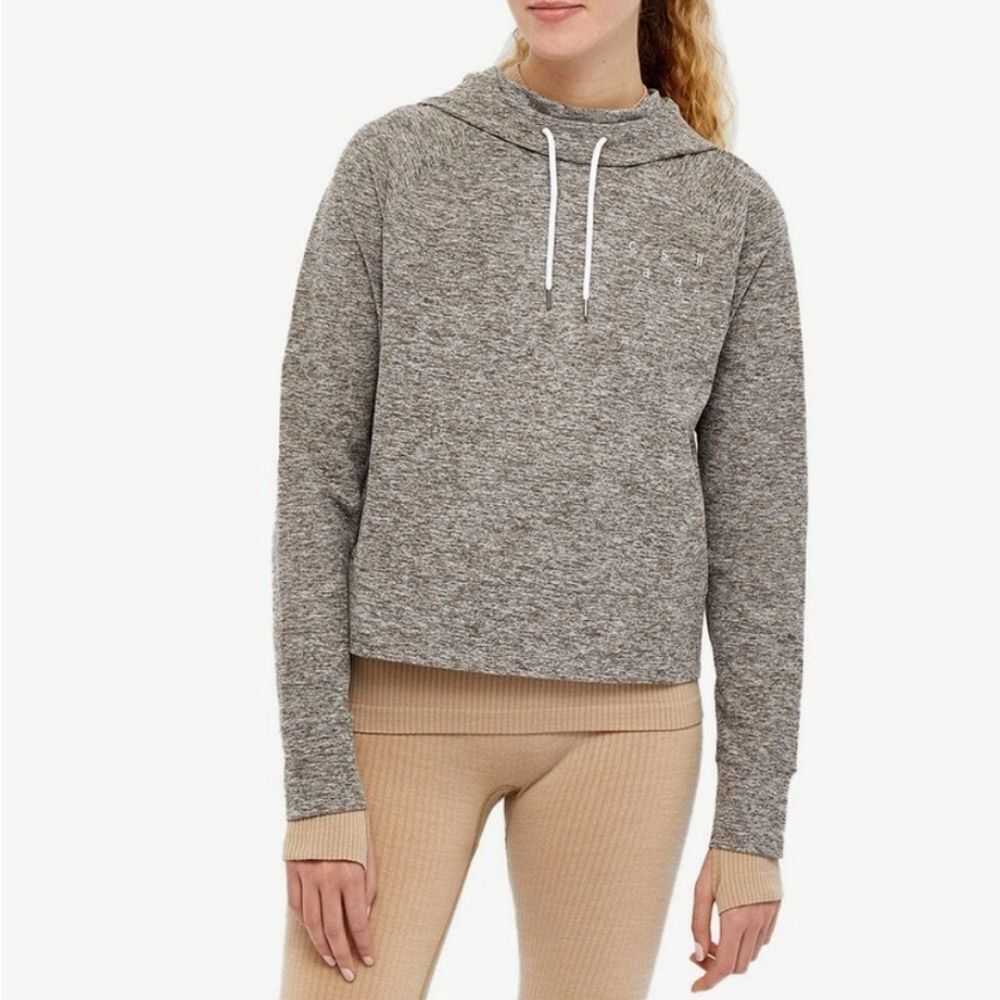 Casall -824 Women's Soft Touch Hoodie in Grounding‎ Grey Melange Medium